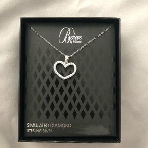 Believe by Brilliance Sterling Silver Necklace